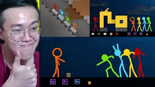 NGAKAK BANGET Animation vs. Minecraft Shorts Ep. 1 2 3