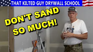 When do the PROS sand drywall? You're Probably OVER SANDING