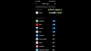 #How to hide apps in redmi note 10 pro