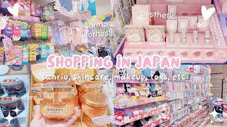 japan vlog 🛒💗 don quijote shopping tour: sanrio, makeup, skincare, toys, etc ♡