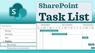 SharePoint Task list and Gantt Chart