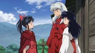 Yashahime: Princess Half-Demon Dub | Moroha hugs her father Inuyasha and Mother Kagome