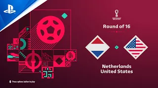 FIFA World Cup Qatar 2022™ - NETHERLANDS 🇳🇱 v USA 🇺🇸 (ROUND OF 16) | PS5 FIFA 23 | 4K 60FPS HDR