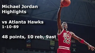 Michael Jordan - 48/10/9 vs Hawks (1989)