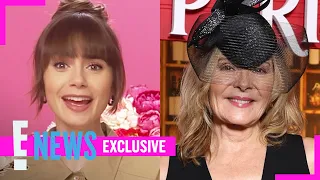 Emily in Paris Season 3: Lily Collins REACTS to Kim Cattrall Cameo Rumors - EXCLUSIVE | E! News