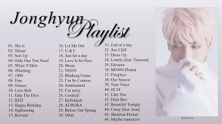 Jonghyun (종현) ALL SONGS PLAYLIST | 종현 노래 모음