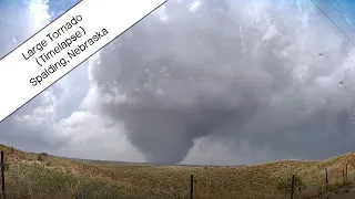 Large Tornado (Timelapse) - Spalding, Nebraska