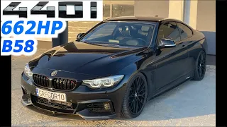 BMW 440i 662HP B58 Stage 3 - Audi S5 BEATER ?! GREGOR10 Dragy 0-100 3.0s 100-200 6.4s Fast enough ?