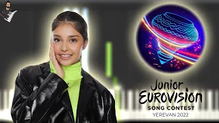 Nare - DANCE! - Armenia 🇦🇲 - Junior Eurovision 2022 | Piano Tutorial / Partitura / Karaoke / MIDI