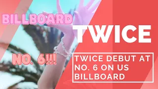 TWICE debut at No. 6 on US Billboard