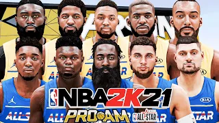 2021 NBA ALL-STAR GAME | TEAM LEBRON VS TEAM DURANT RESERVES IN COMP PRO-AM ON NBA 2K21