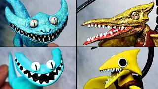 Making RAINBOW FRIENDS CHAPTER 2 In Real Life Sculptures Timelapse CYAN YELLOW