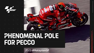 An important pole for Pecco! 💨 | 2023 #MalaysianGP
