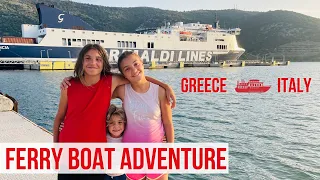 Our ferry Boat Trip from Greece to Italy - How did it go?