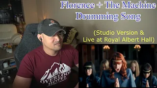 Florence + The Machine - Drumming Song (Studio Version & Live Royal Albert Hall) (Reaction/Request)