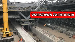 Warszawa Zachodnia budowa: ciężki sprzęt znika!