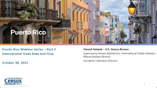 Puerto Rico Webinar Series International Trade