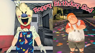 Ice Scream Rod Birthday Celebration Full Walkthrough In Ghost Mod