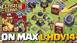 ON MAX L'HDV 14 sur Clash of clans ! Épisode 16