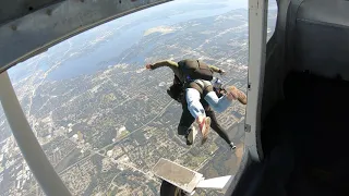 Tandem Skydive from Cessna 182 with Videographer in Jacksonville Florida