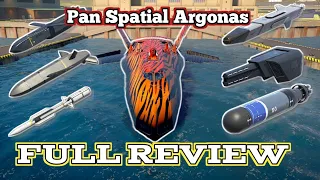 Pan Spatial Argonas Full Review,Damagetest,Airdefence Test|Modern Warships#mw #mwcreator