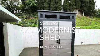 6x5 SUNCAST Shed build from Costco