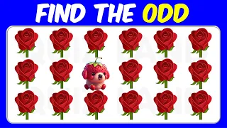 【Easy, Medium, Hard Levels】Can you Find the Odd Emoji out & Letters and numbers in 15 seconds? #10