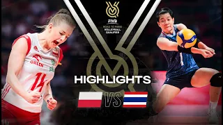 Poland vs. Thailand - VBW IOQT - Women - Match Highlights, 20/09/2023