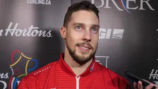 2020 Tim Hortons Brier - Media Scrum - Semifinal