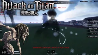 {RTS ARC} Attack On Titan: Freedom War Jaw Titan Experience (Stage 14)