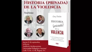 Lanzamiento del libro "Historia (privada) de la violencia" (evento)