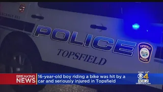 16-Year-Old Boy Riding Bike Hit By Car In Topsfield