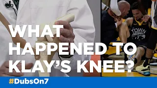 Former Warriors surgeon demonstrates what happened to Klay Thompson's knee