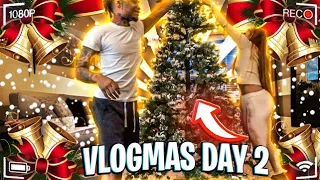 Vlogmas Day: 2 Putting Up/Finding Our Christmas Tree 🎄