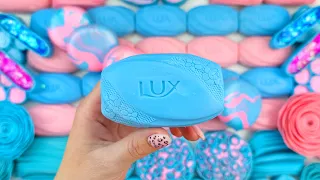 ASMR★Soap boxes with starch&foam★Cutting cubes★Clay cracking★(4K)