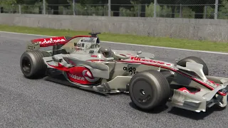 Mclaren MP4 23 at Zolder in Assetto Corsa