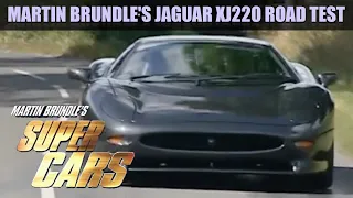 Martin Brundle's Jaguar XJ220 Road Test | Fifth Gear