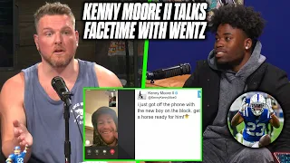 Pat McAfee Asks Kenny Moore About His FaceTime With Carson Wentz