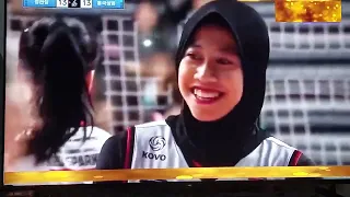 Spike MEGAWATI Membuat juara Bertahan Tumbang....Mantap Srikandi INDONESIA