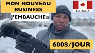 Je te Présente Mon Nouveau Business de Deneigement au Canada.