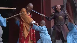 Bad guy challenges Shaolin Temple, but he has no idea that the monks are kung fu masters.