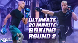 Ultimate 20 Minute Boxing Workout Round 2 | NateBowerFitness