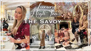 The Savoy at Christmas | Best Luxury Afternoon Tea in London