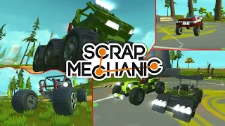 Вездеход, Багги, Картинг, Кабриолет | Scrap Mechanic