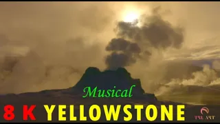 Yellowstone Musical 8K UHD, Dancing Geysers w Ambient, Cinematic and Classical Beautiful Music.