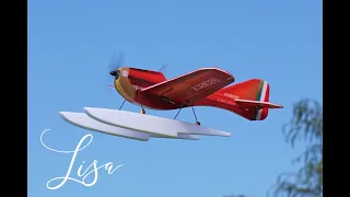 MinimumRC Lisa Magnificent Italian Vintage Sea-plane micro 4CH RC airplane kit