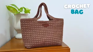 How to Crochet HandBag Step by Step Beginner Friendly | ViVi Berry Crochet