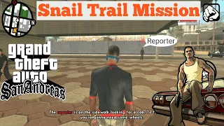 Snail Trail (kill reporter) Mission Completed | Game Play GTA San Andreas | khali pili Gamer with cj