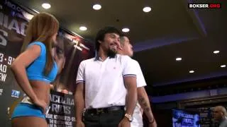 Pacquiao vs. Rios: Face-off in New York City