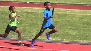 7-8 year old 4x1 Relay 04/09/16